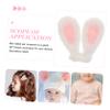 Ciieeo 20pcs Plush Rabbit Ear Hair Clips DIY Craft Decorations Soft Fabric Bunny Ears for Girls for Headbands Party Accessories and Costume Cosplay view 3