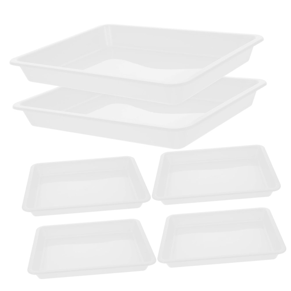 6Pcs Puzzle Sorter Trays Sturdy Plastic Organizer for Puzzle Building Blocks Stackable Storage for Material Storage Trays