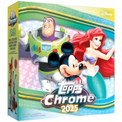 2025 Topps Chrome Disney - Factory Sealed - Mega Box