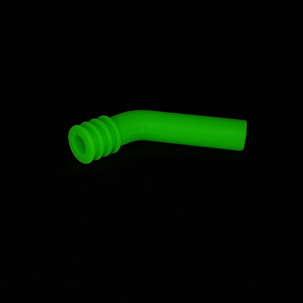 1PC RC Car Exhaust Extension Pipe Toy Car Boat Silicone Exhaust Extension Tube for RC Truck Boat Airplane Helicopter DIY Model Toy Exhaust Parts (10mm Green)