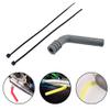 1PC RC Car Exhaust Extension Pipe Toy Car Boat Silicone Exhaust Extension Tube for RC Car Truck Boat Airplane Helicopter DIY Model Toy Exhaust Parts (8mm Grey) view 2