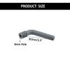 1PC RC Car Exhaust Extension Pipe Toy Car Boat Silicone Exhaust Extension Tube for RC Car Truck Boat Airplane Helicopter DIY Model Toy Exhaust Parts (8mm Grey) view 3