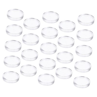 Angoily 21mm Coin Capsules Holder Portable Coin Case Lid for Collectors Convenient Storage