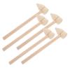 Operitacx 5Pcs Mini Wooden Hammers Tiny Wooden Hammer for Smooth Edges Lightweight for Block Activities Safe and Portable view 1
