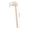 Operitacx 5Pcs Mini Wooden Hammers Tiny Wooden Hammer for Smooth Edges Lightweight for Block Activities Safe and Portable view 2