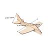15pcs Unfinished Wooden Airplane Model Craft Kit for Safe Natural Wood Planes for DIY Desktop Decor for Parties and Activities Engaging Handcraft Projects view 2