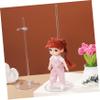 Kisangel BJD Doll Display Stand Figures 15-Piece Doll Holder Set Adjustable Support Rack for Collectors and Displaying Figurines view 4