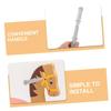 Abaodam 2 Pair Plastic Threaded Handle for Rocking Horses Ergonomic Grip for Easy Installation for Wooden Rockers Safe and Comfortable Play Accessory view 3