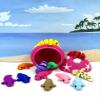 12pcs Baby Manatee, Pocket Ocean Animals, 3D Printed Articulated Baby Manatees with Egg, Colorful Fidget ADHD Autism Toy BM001-SET-MAGSE view 3
