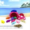 12pcs Baby Manatee, Pocket Ocean Animals, 3D Printed Articulated Baby Manatees with Egg, Colorful Fidget ADHD Autism Toy BM001-SET-MAGSE view 4