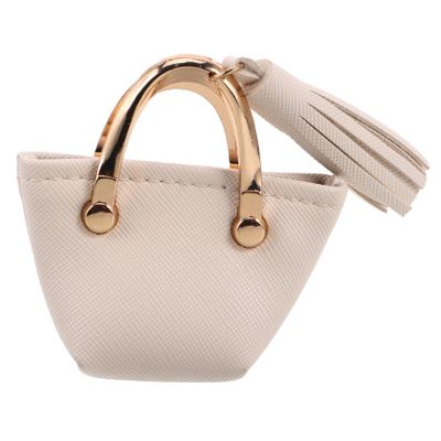 WESIEVYA Handbag for Doll Accessories Portable Shoulder Bag for Dolls White Purse