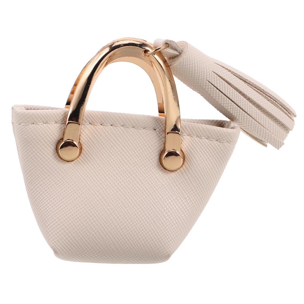 WESIEVYA Handbag for Doll Accessories Portable Shoulder Bag for Dolls White Purse