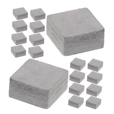 HEMOTON 30Pcs Miniature Brick for DIY Crafting Realistic Pottery House Building Blocks for Dollhouses Micro Landscapes for Creative Projects and Miniature Models