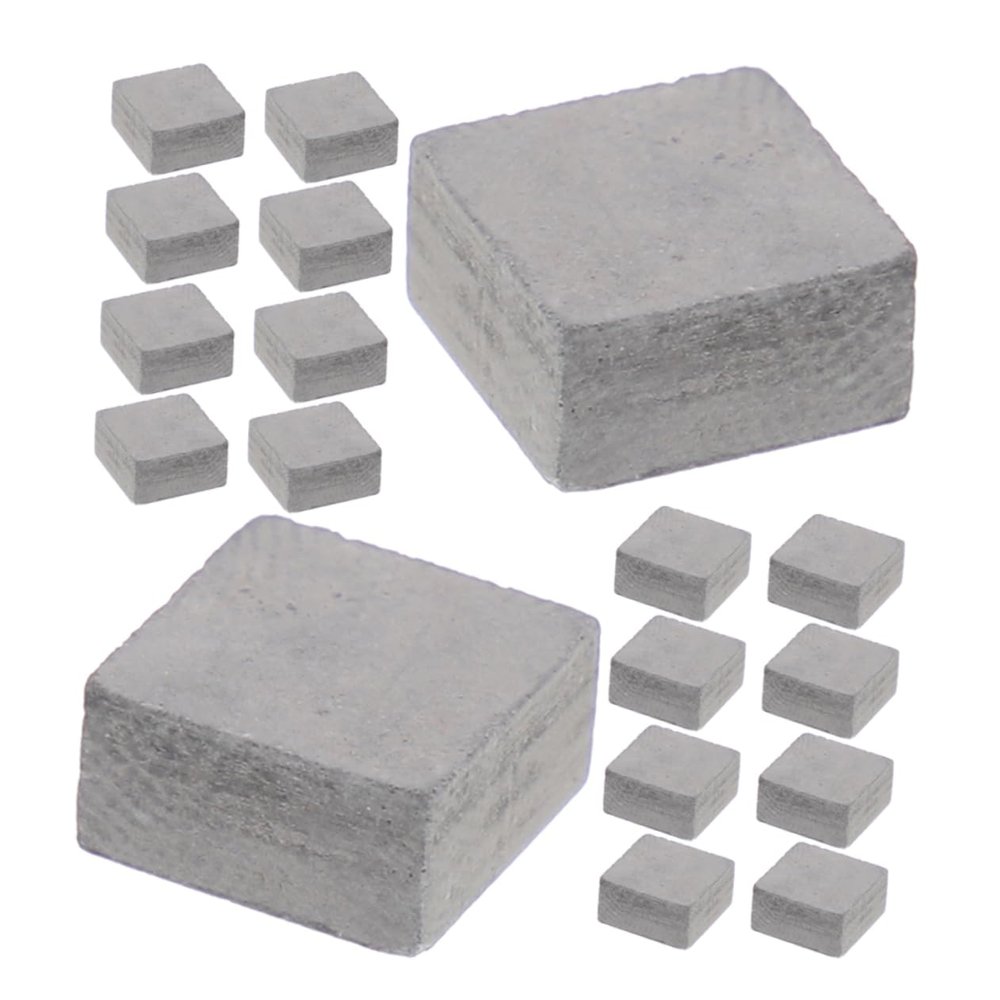 HEMOTON 30Pcs Miniature Brick for DIY Crafting Realistic Pottery House Building Blocks for Dollhouses Micro Landscapes for Creative Projects and Miniature Models