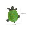 Abaodam 4PCS Plastic Turtle Figurines for Kids Small Tortoise Statues Educational Cake Toppers Party Decorations for Children's Birthdays and Events view 2