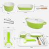 LLTCMAOYI Montessori Kitchen Fruit Cutting Set, Genuine Cooking Teaching AIDS, Basic Work Toys view 2
