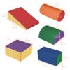 Back2School Express Step, Crawl and Slide Playset, Foam Blocks, Assorted, 5-Piece view 2