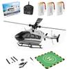 XeleMush WL-K160 EC-145 RC Helicopter, 160-Class 2.4G 4CH 4-Propeller Flybarless RC Airplane Model for Beginnerswith Adjustable Throttle, Altitude Hold & One-Key Control (RTF Version) view 1