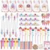 308PCS Princess Birthday Party Decorations Favors, Including Goodie Bags, Crown, Magic Wand, Straws, Bubble Wands, Stickers, Cake Toppers, Tattoo & More-Perfect for Party Decorations & Pinata Fillers view 1