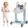 ROBUD Toddler Doctor Play Set, Complete Doctor Kit for Kids with Adjustable Height and Medical Tools, Wooden Pretend Play Pet Doctor Cart for Kids Aged 3+, Vet Kit for Imaginative Role Play Fun view 1