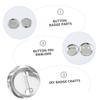 LOLIPPYY 100sets DIY Button Badges Blank Badges Iron Bottom Pin Emblems Custom Pins Buttons Bulk view 4