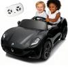 24V Maserati Licensed 2-Seater Kids Electric Ride-On Car, Dual-Speed Modes, Adjustable Seat Belts, Music & Bluetooth, 4 Motors for Powerful Performance, Ideal Gift for Ages 4-8 (Black) view 1