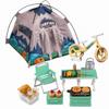 1:12 Miniature Doll Camping kitDetailed Miniature Camping Gear Set for Adult Collectors Model Collector's Kit Miniature Scene Dioramas Photography Prop, or Desktop Display(Green) view 1