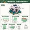 1:12 Miniature Doll Camping kitDetailed Miniature Camping Gear Set for Adult Collectors Model Collector's Kit Miniature Scene Dioramas Photography Prop, or Desktop Display(Green) view 2