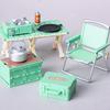 1:12 Miniature Doll Camping kitDetailed Miniature Camping Gear Set for Adult Collectors Model Collector's Kit Miniature Scene Dioramas Photography Prop, or Desktop Display(Green) view 4