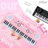 49 Key Pink Piano Keyboard Toy for 3 Year Old Girl Birthday Gift Kids Keyboards Pianos with Microphone Musical Toys for 3 4 5 6 7 Year Old Boys Girls Gifts view 2