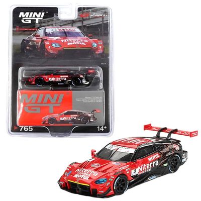 Diecast Model Car Compatible with Mini GT 1:64 Japan Exclusive Nissan Z GT500#3 Niterra MOTUL Z NDDP Racing 2023 Super GT Series Series Limited Edition MGT00765