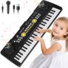 49 Key Piano Keyboard for Kids Music Toys Ages 3-5 Electronic Keyboards Pianos with Microphone for 3 4 5 6 Year Old Boys Girls Birthday Gifts view 1