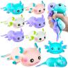 12PCS Axolotl Sensory Fidget Toy Stress Relief Squeeze Axolotl, Cute Axolotl Animal Toys Bulk for Kids Adults Gift Birthday Festival Party Favors view 1
