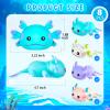12PCS Axolotl Sensory Fidget Toy Stress Relief Squeeze Axolotl, Cute Axolotl Animal Toys Bulk for Kids Adults Gift Birthday Festival Party Favors view 2