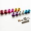 2Pcs 95423 Lightweight Double Aluminum Rollers 13-12mm Spare Parts for Tamiya Mini 4WD Car Model(2Pcs Golden) view 3