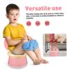 1 Set 's Toilet Camping Toilet Portable Mini Potty Folding Potty for Foldable Potty for Potty Potty Environmental Protection Pp Pink view 3