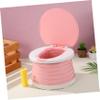 1 Set 's Toilet Camping Toilet Portable Mini Potty Folding Potty for Foldable Potty for Potty Potty Environmental Protection Pp Pink view 4