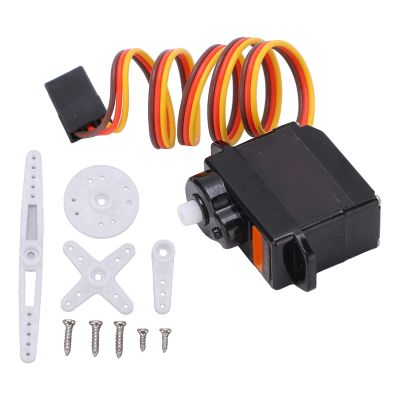 REXVTNS S08A 200mA Micro Analog Servo | High Output 1.8kgf.cm for RC Helicopters/Drones | Fast 0.10s / 60 Response & Low Noise | Metal Gear Upgrade Option