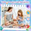 Eichhoo Friendship Bracelet Making Kit for Girls, 5-12 Year Old Girl Birthday Gifts, Arts and Crafts Kits for Kids, Girls Toys Age 5 6 7 8 9 10 Years Old, Kid Jewelry Making Kit with Charm (Mermaid) view 3