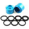 1PC Wheel Puncher Tire Wheel Hub Hole Punch Piercing Wheel Rim with 7 Fixing Ring Modify Mini 4WD Tools f RC Tamiya Mini 4WD Car(Sky Blue) view 1