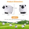 100 Mini Resin Sheep Decorations, Tiny Lamb Figurines for Fairy Garden Setups, Cute Animal Ornaments for Moss Scenery, Cake and Desktop Decor view 4