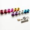 2Pcs 95423 Lightweight Double Aluminum Rollers 13-12mm Spare Parts for Tamiya Mini 4WD Car Model(2Pcs Red) view 3