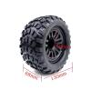 4PCS 130mm 1/10 Truck Tire & Wheel Hex 12mm for Traxxas Tamiya Kyosho HPI HSP Savage XS TM Flux LRP view 3