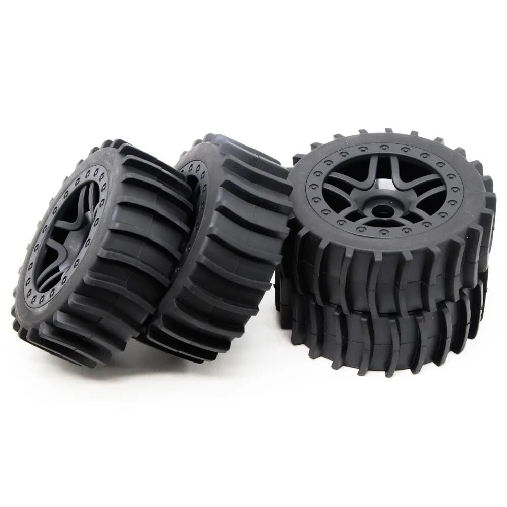 4pcs 118 * 42mm Off Road Buggy Sand Paddles Desert Wheel Tires 17mm Hex for RC 1/7 1/8 1/10 ARMAA TRAXXAS Slash 2WD 4WD Wltoys