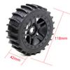 4pcs 118 * 42mm Off Road Buggy Sand Paddles Desert Wheel Tires 17mm Hex for RC 1/7 1/8 1/10 ARMAA TRAXXAS Slash 2WD 4WD Wltoys view 4