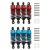 4Pcs RC Shock Absorber RC Shock Damper Replacement for Tamiya TT01 TT02 TA05 TL01 TA03 MF01X(Red) view 2