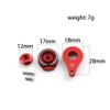 1PCS 25T Aluminum Alloy Adjustable Damping Servo Arm Horn 1/3 Hole Style for 1/10 RC Crawler Car TRX TRX4 TRX6 Upgrade Parts(3-Hole Titanium) view 3