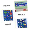 Gadpiparty 1Set Wall Hanging Routine Chart Felt Board for Learning Communication Board for Boys for Classrooms Playrooms view 3