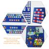 Gadpiparty 1Set Wall Hanging Routine Chart Felt Board for Learning Communication Board for Boys for Classrooms Playrooms view 4