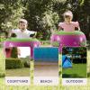 DIMAR GARDEN 2 Pcs Bumper Balls, Sumo Balls, Inflatable Human Hamster Bubble Bounce Ball, Sumo Wrestler Inflatable Costume for Outdoor Fun, Lawn Game Play, Purple & Green view 4